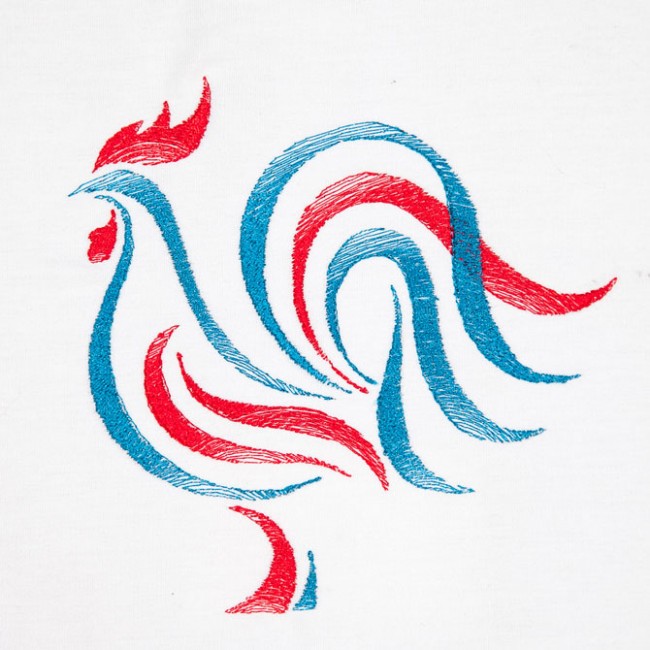 BFC1533 Colorful Abstract Roosters