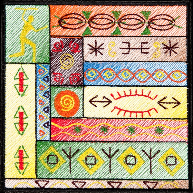BFC1535 African Quilt Squares