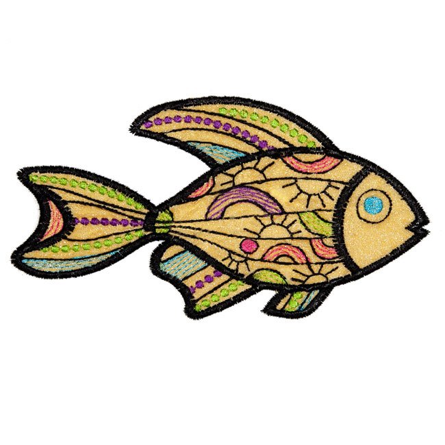 BFC1581 Applique or Not Fishy Friends