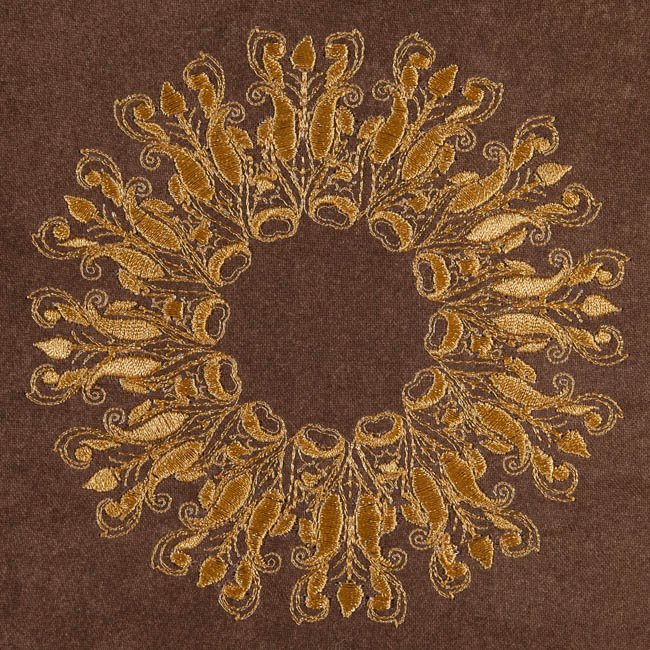 BFC1583 Golden Quilt circles