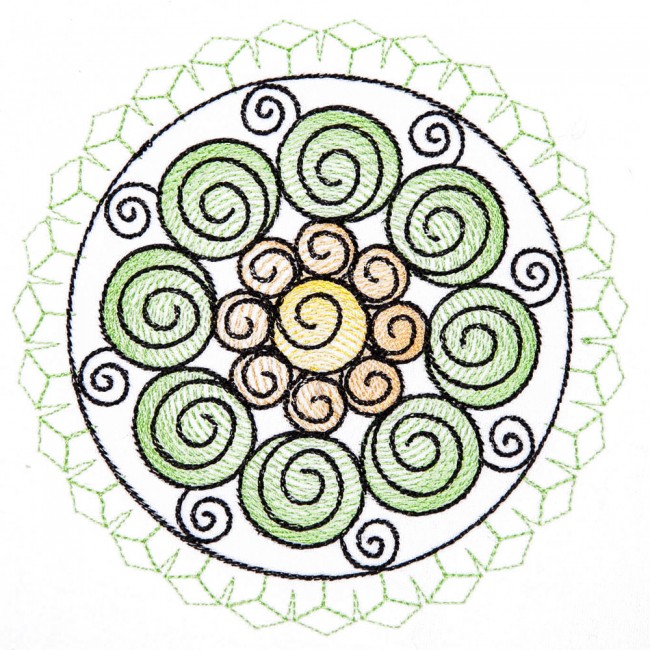 BFC1597 A Dozen Quilt Circles