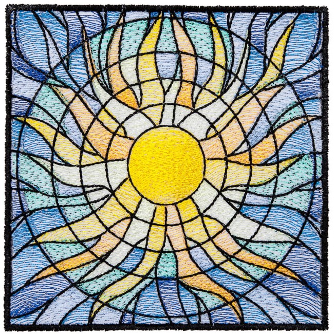 BFC1604 Stained Glass Quilt Squares- The Seasons