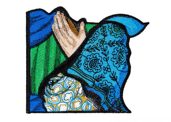 BFC1610 Stained Glass - An Angel Prays