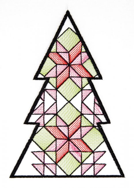 BFC1618 Patchwork Christmas Trees 01