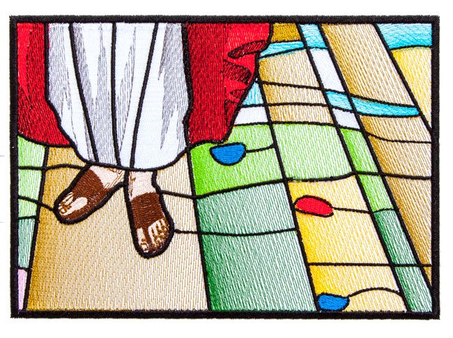BFC1719 Stained Glass Christ is Risen