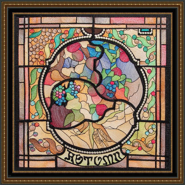BFC1729 Tiffany's Stained Glass Four Seasons - Autumn
