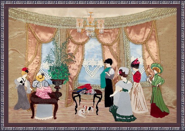 BFC1750 A Victorian Silk Salon