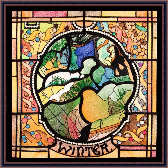BFC1751 Tiffany's Stained Glass Four Seasons - Winter