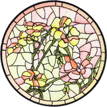 BFC1755 Stained Glass Circles and Frames - Part 1