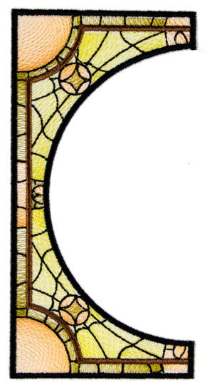 BFC1765 Stained Glass Circles and Frames - Part 3