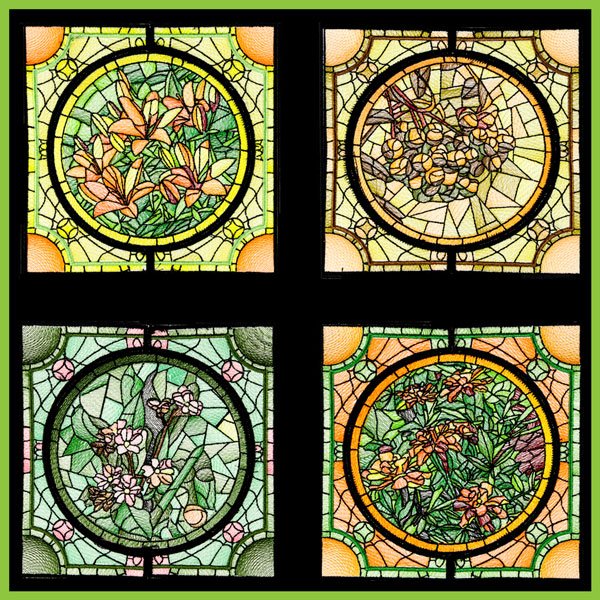 BFC1765 Stained Glass Circles and Frames - Part 3