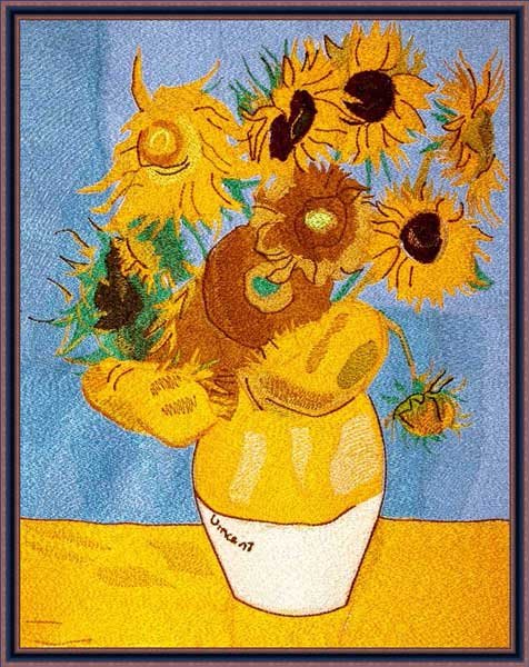 BFC1862 Large Sunflowers by Vincent Van Gogh Thread kit
