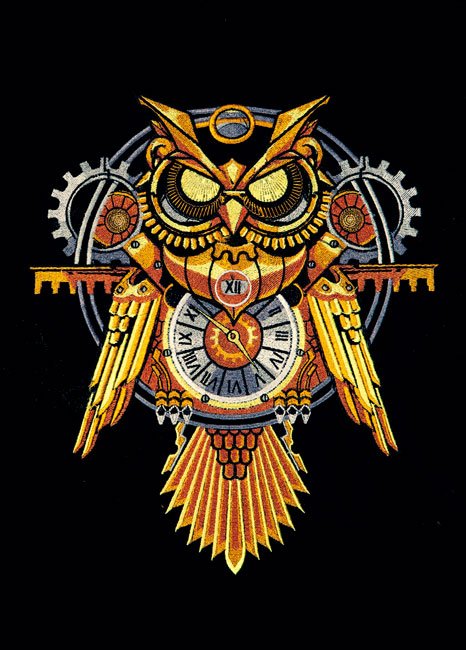 BFC1872 Noble Steampunk Owl