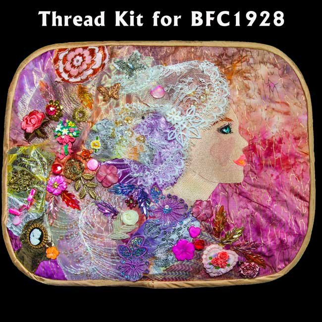 BFC1928 An Embellished Lady Thread Kit