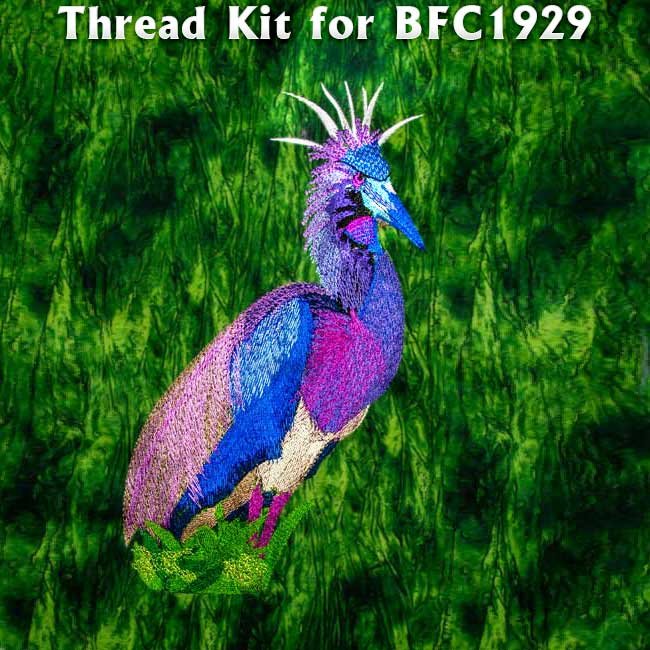 BFC1929 Large Tricolored Heron Thread Kit