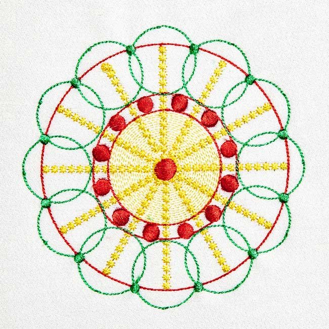BFC1933 Circles upon Circles  Quilt Blocks