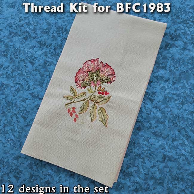 BFC1983 Romantic Vintage Florals Thread Kit