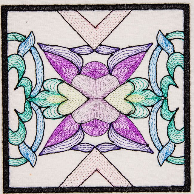 BFC2043 Sheer Watercolor Quilt Blocks