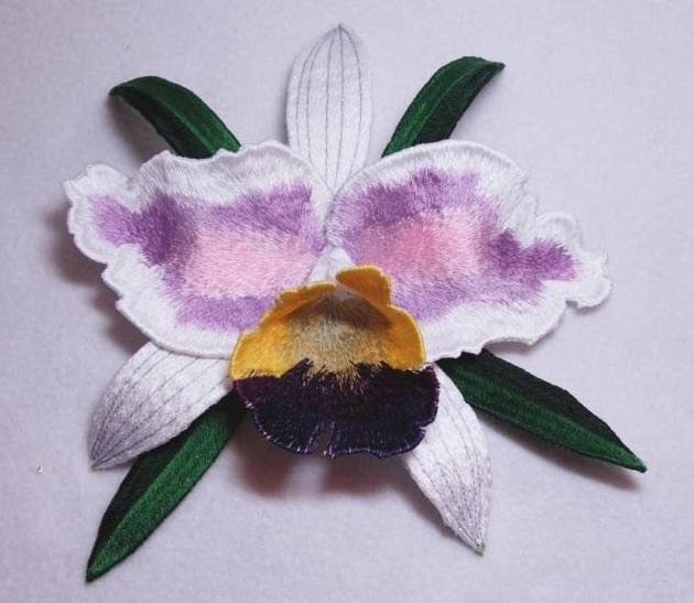 BFC0208 Lace Sculpture - Cattleya Orchid