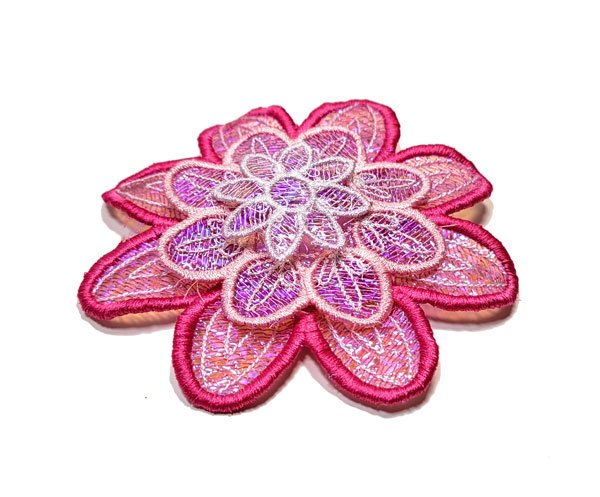 BFC2186 Free Standing Crystal Flowers