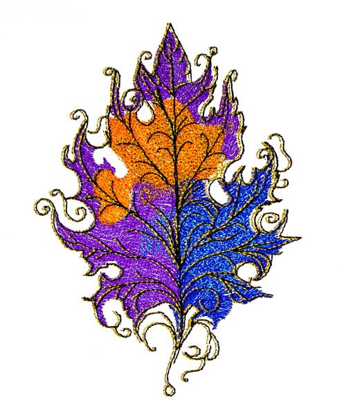 BFC2191 Elegant Autumn Leaves