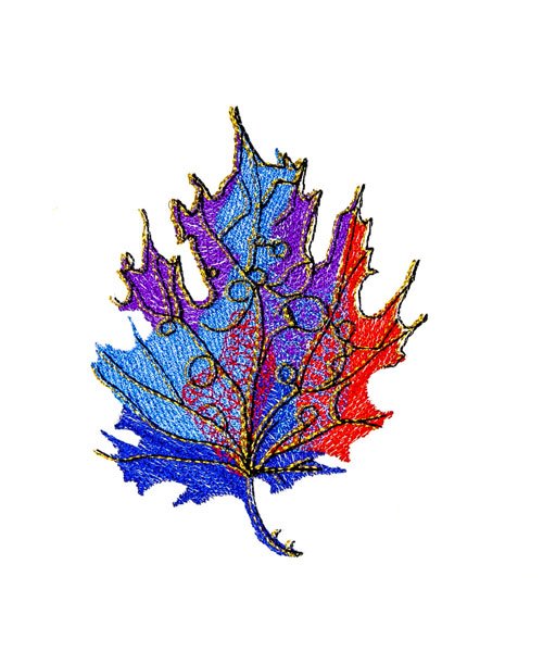 BFC2191 Elegant Autumn Leaves