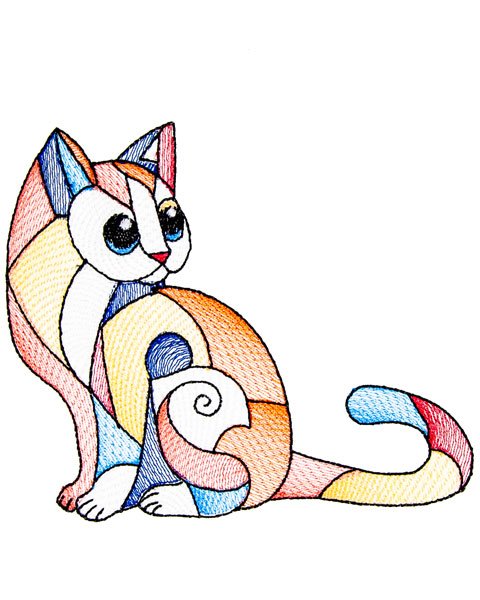 BFC2201 Four Picasso Kittens