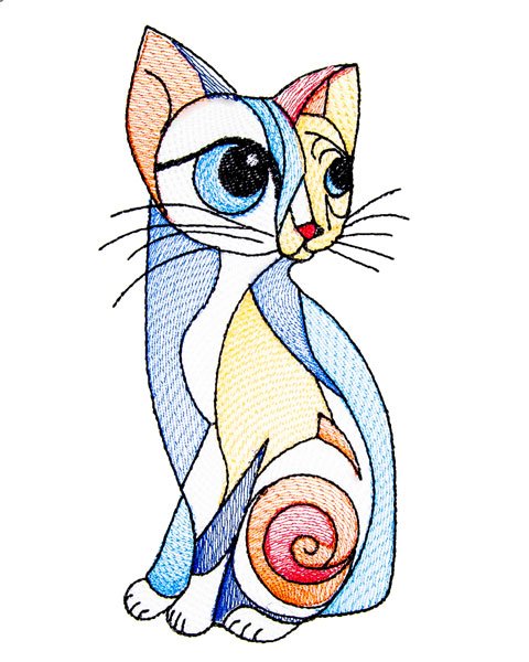 BFC2201 Four Picasso Kittens