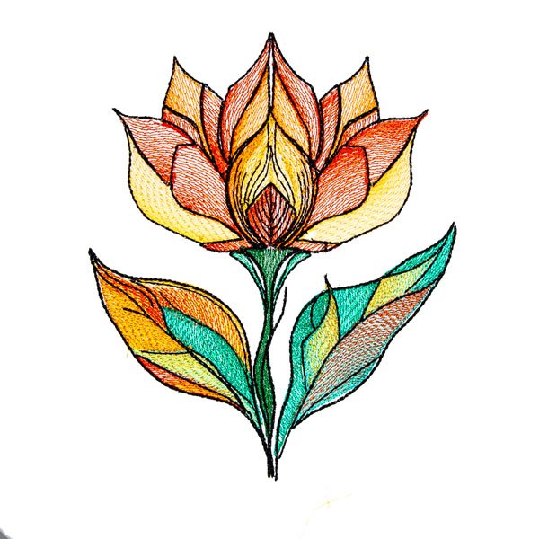 BFC2206 Art Deco Florals