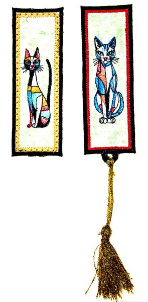 Picasso Style Bookmarks