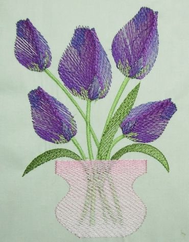 BFC0250 Watercolor Tulips