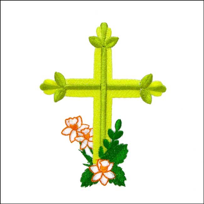BFC31610 Cross with Daffodils