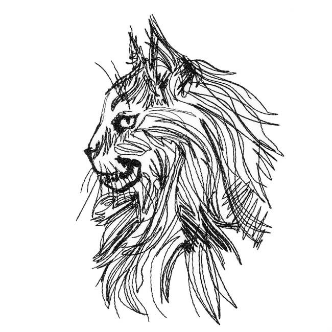 BFC31664 Black Cat Sketch