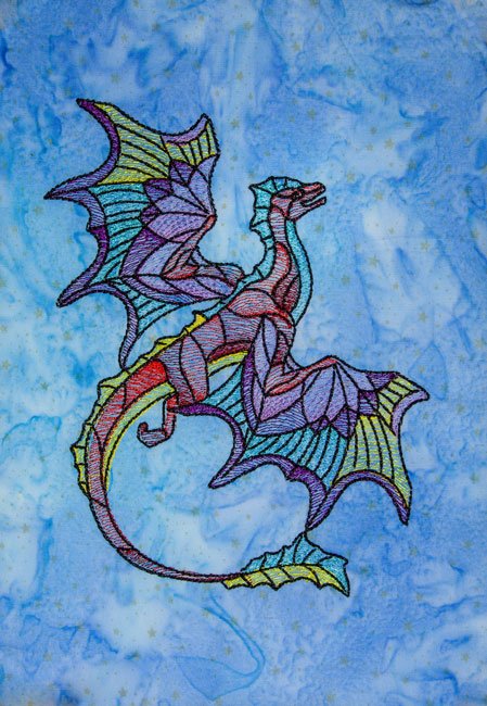 BFC31685 Stained Glass Dragon No.2