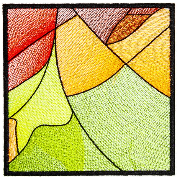BFC31884 Stained Glass Quilt Block 3