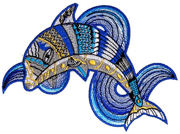 BFC31911 The Decorative Blue Dolphin