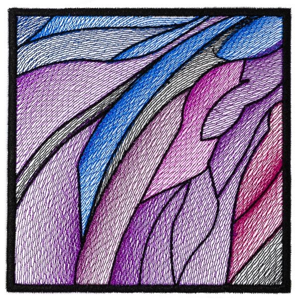 BFC2209 Stained Glass Leaves