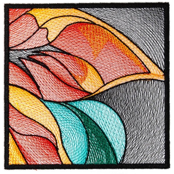 BFC2209 Stained Glass Leaves
