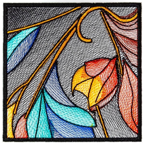 BFC2209 Stained Glass Leaves