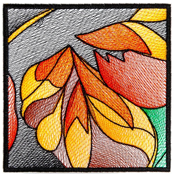BFC31921 Stained Glass Quilt  Block 22