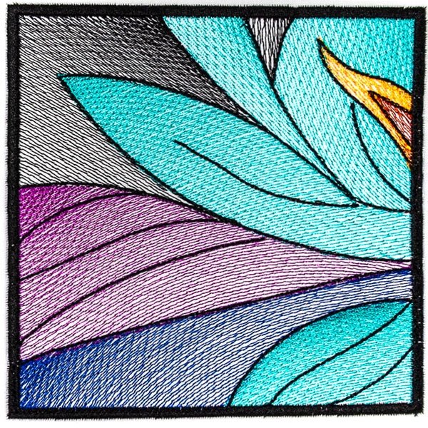 BFC2209 Stained Glass Leaves