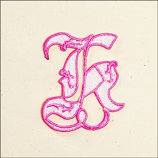 BFC2204 Complete FSL Lace Alphabet