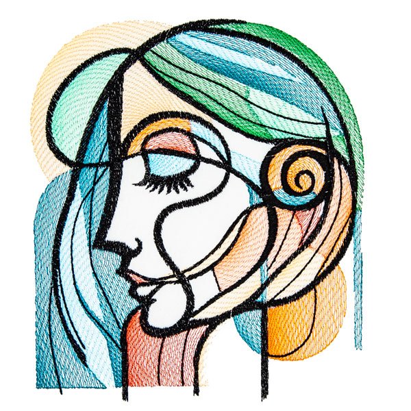BFC32052 Lady in a Picasso Style