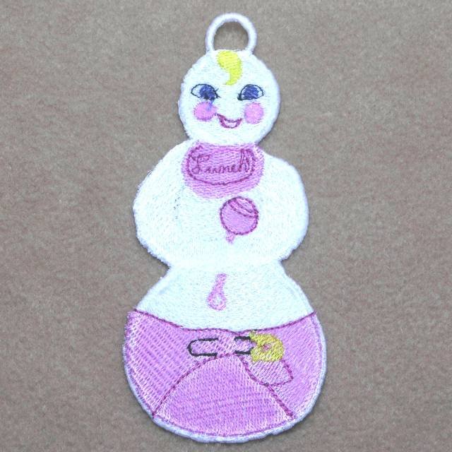 BFC0379 Freestanding Lace Snowman Ornaments