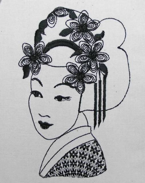 BFC0393 Geisha Portrait