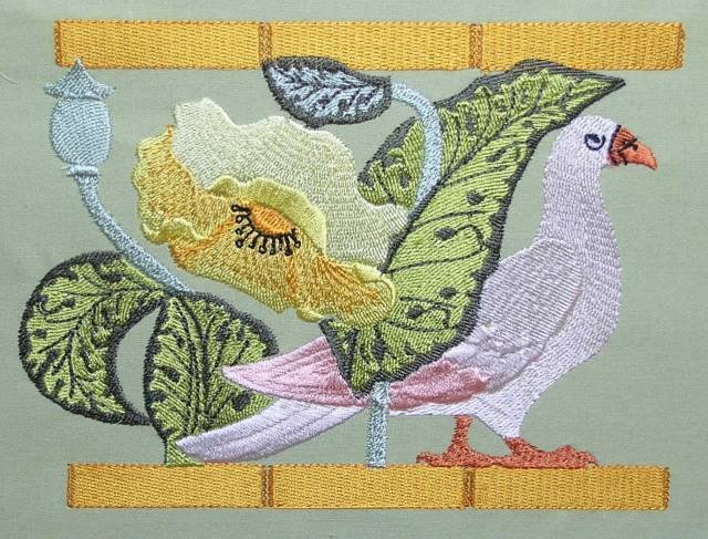 BFC0400 Art Nouveau Birds