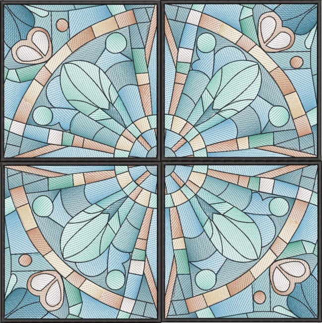 BFC32262 Art Deco Block