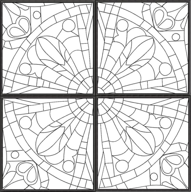 BFC32262 Art Deco Block