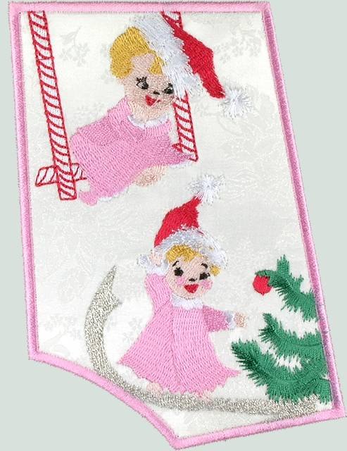 BFC0604 Quilt in the Hoop Christmas Stocking IV