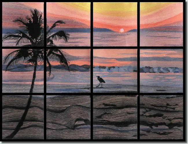 BFC0612 Window - Sunrise on a Florida Beach Thread Kit